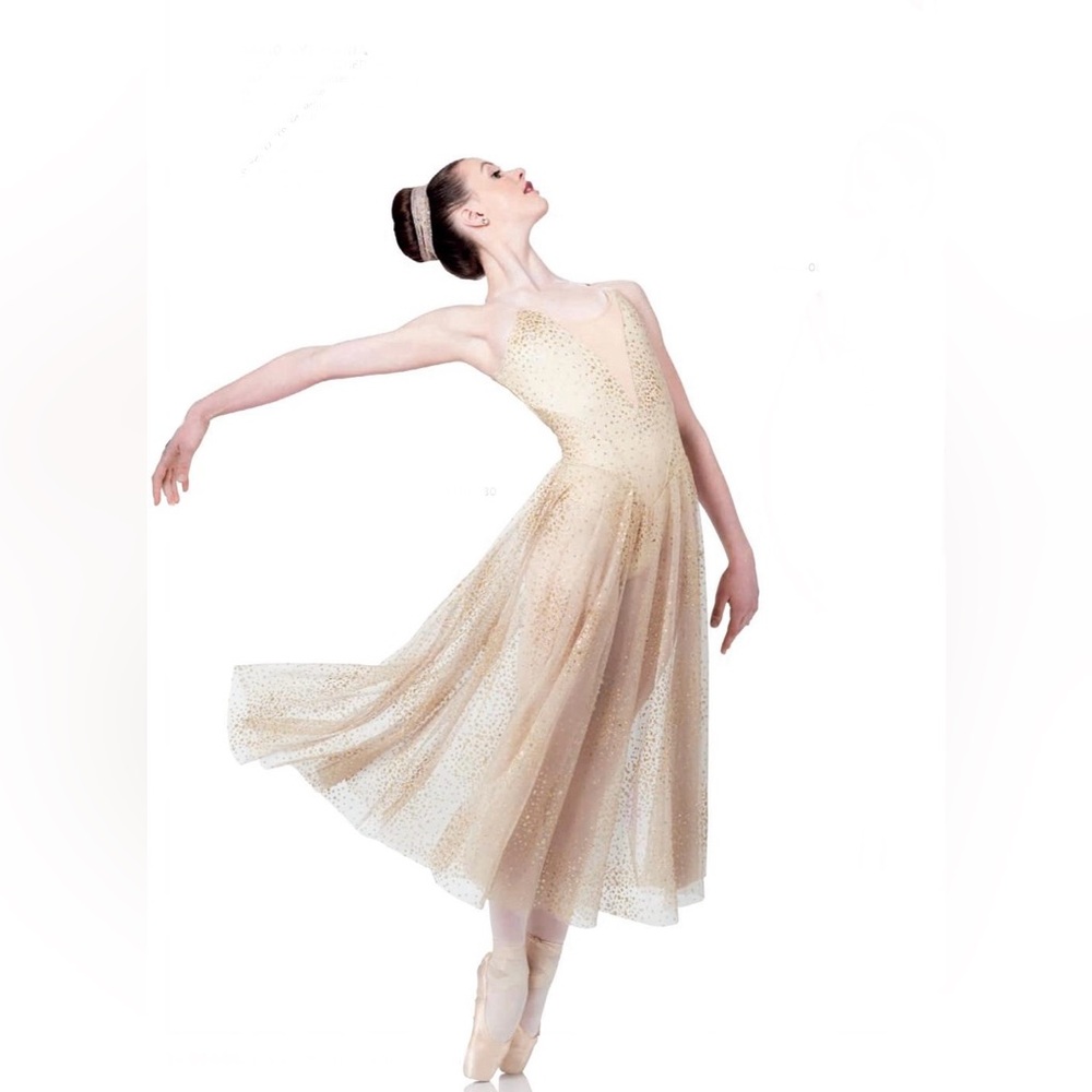 Art Stone Ave Maria 26410-080 Professional Ballet Dress Dance Costume Gold